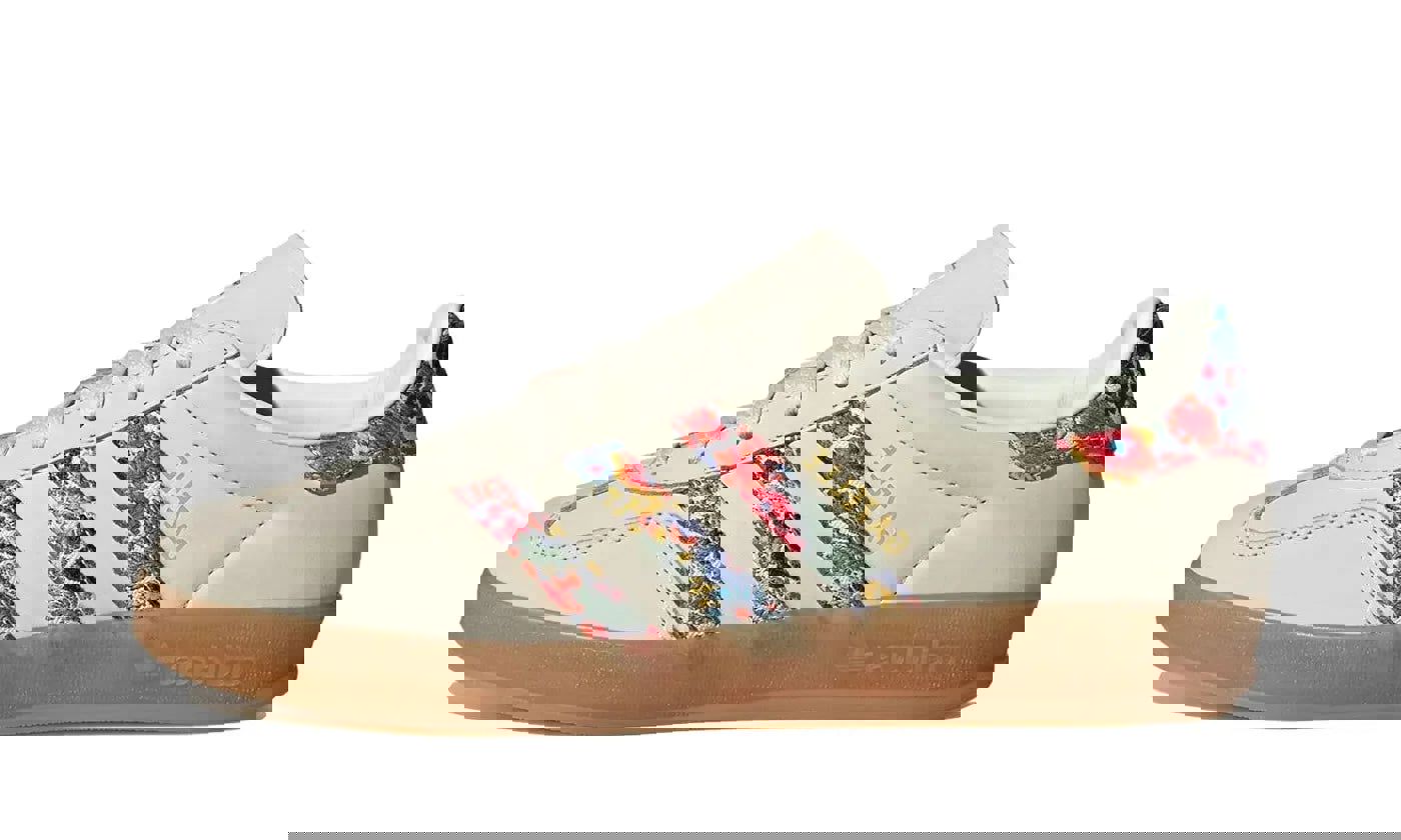 Adidas Gazelle Indoor Liberty London Floral Embroidery Stripes