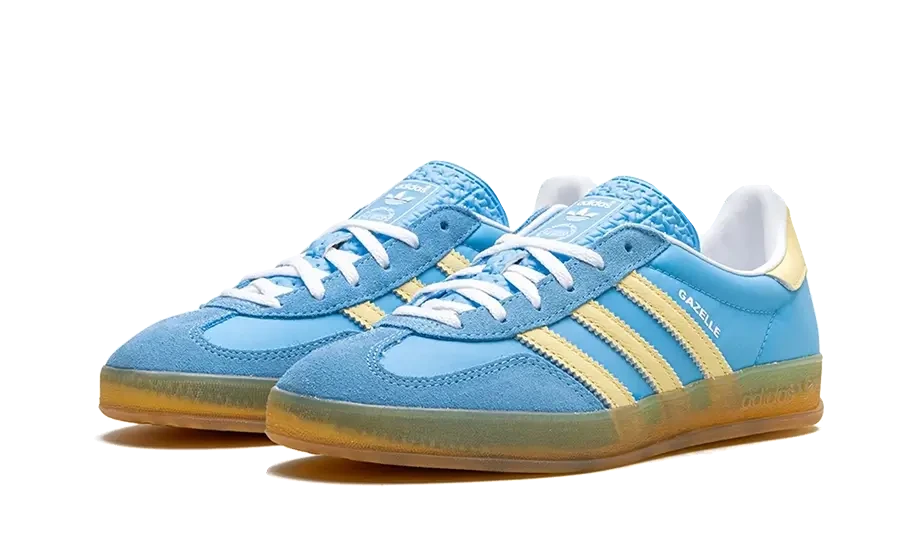 Adidas Gazelle Indoor Semi Blue Burst Almost Yellow – limitierter Sneaker bei Shade Studios
