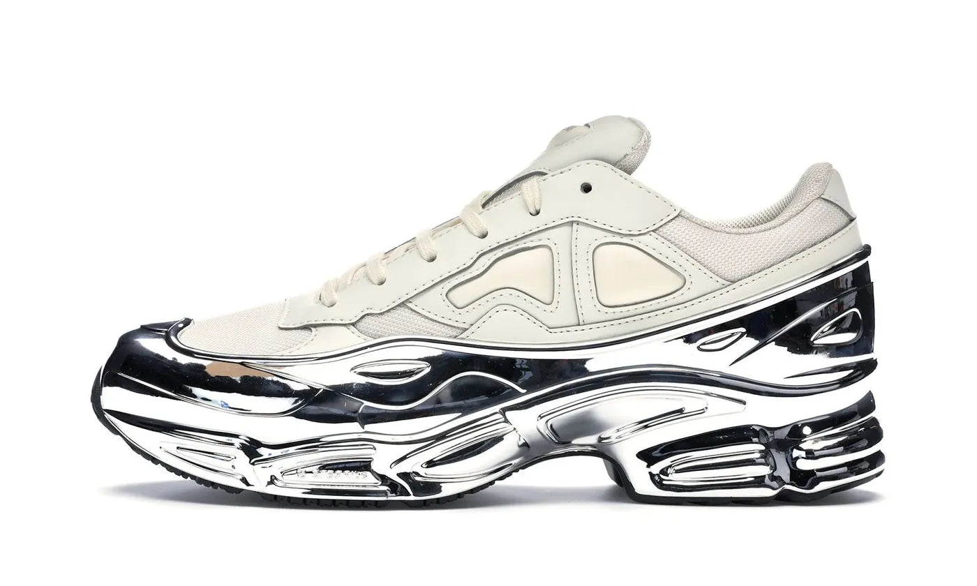 Ozweego Raf Simons Cream White Silver Metallic - EE7945