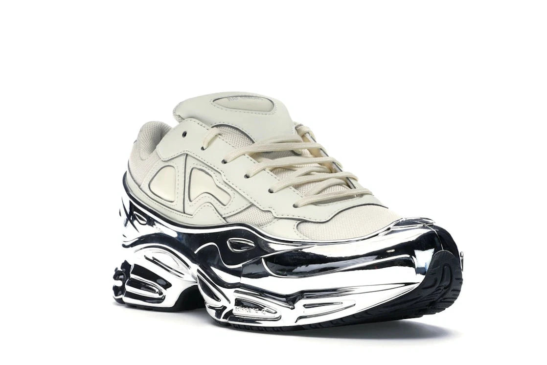 Ozweego Raf Simons Cream White Silver Metallic - EE7945