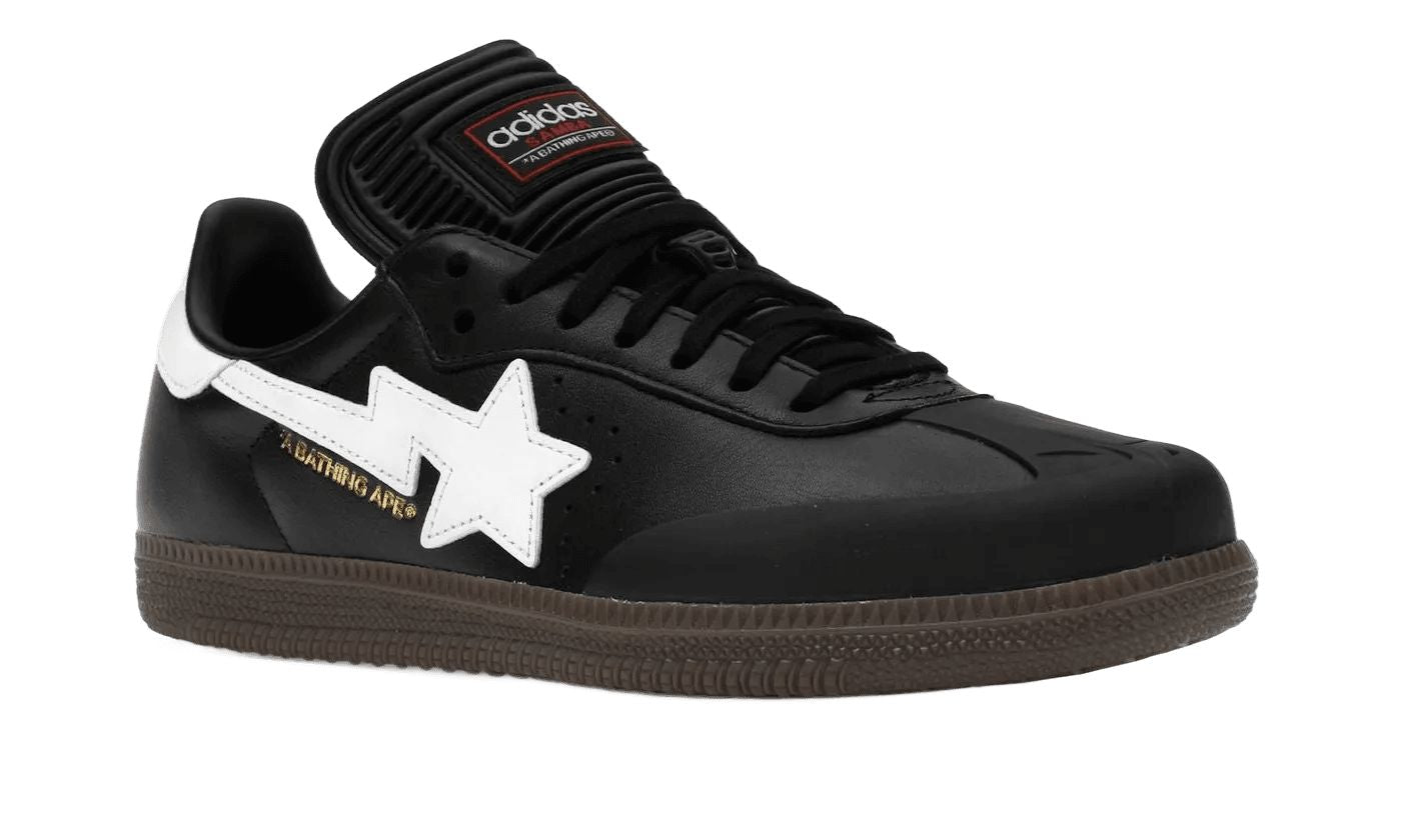 Adidas Samba Bape Black White Gum