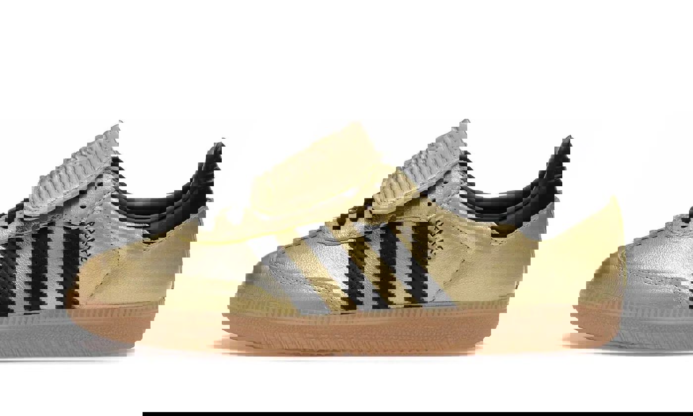 Adidas Samba LT Gold Metallic Black Gum