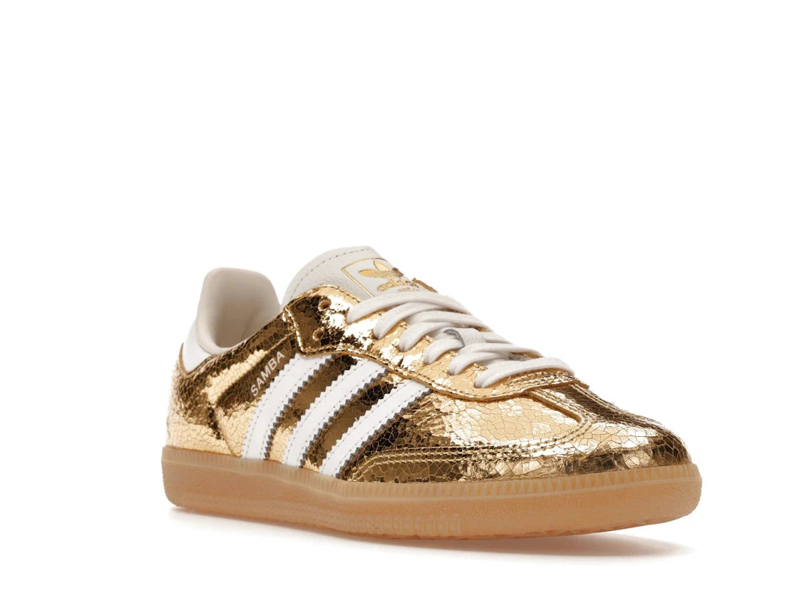Samba OG Gold Metallic Cracked Leather - KI5719