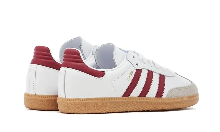 Adidas Samba OG White Burgundy Gum – limitierter Sneaker bei Shade Studios