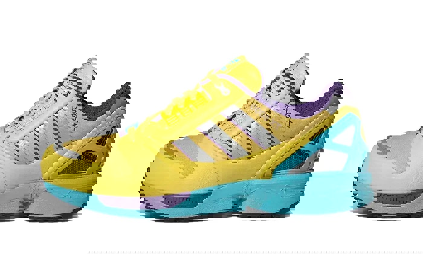 Adidas ZX 8000 Consortium Yellow Blue Glow