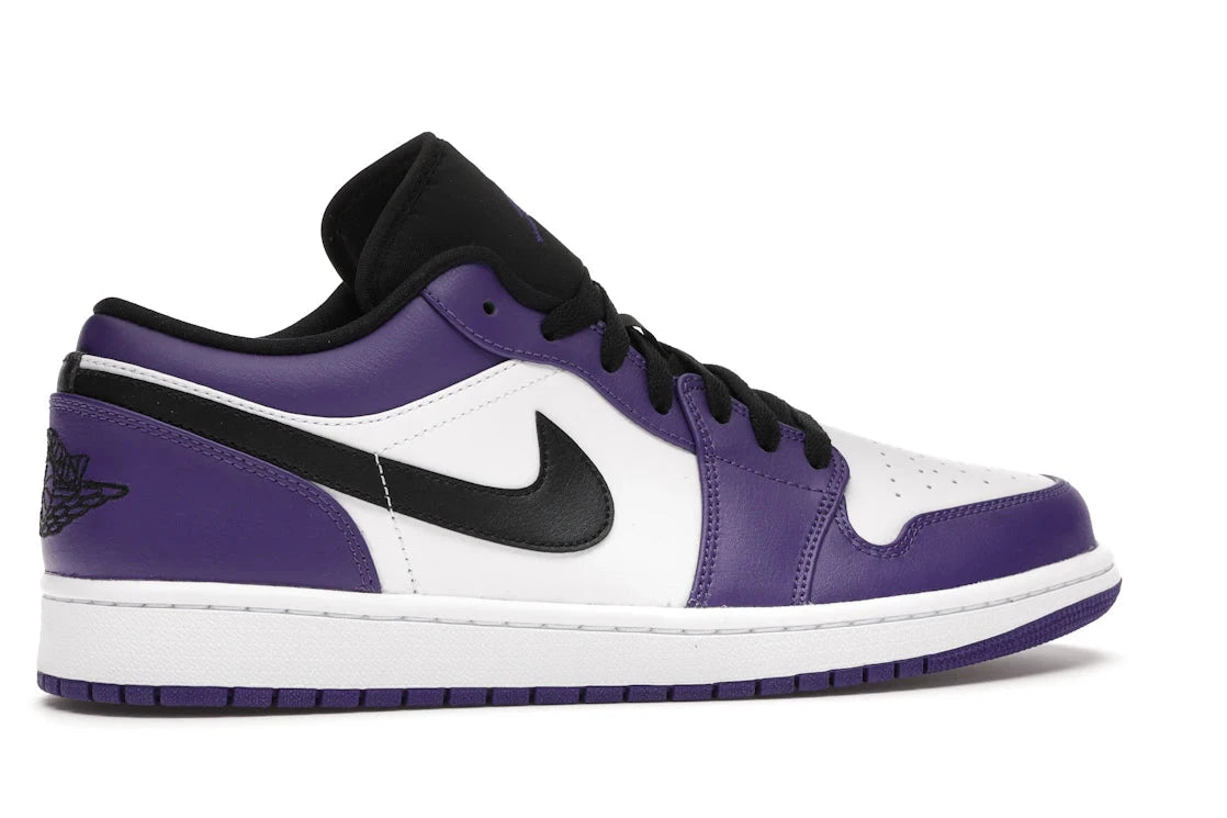 Air Jordan 1 Low Court Purple White - 553558-500