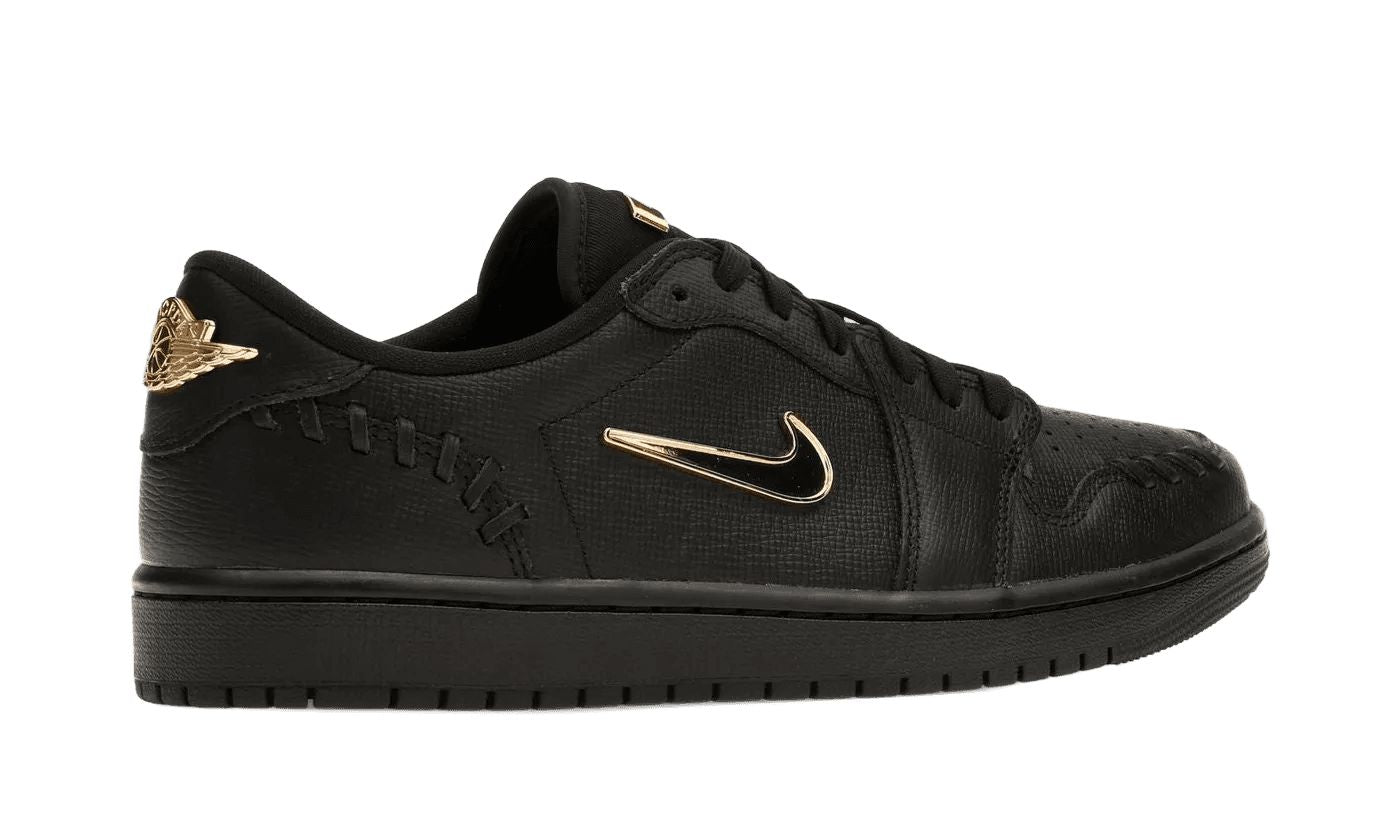 Air Jordan 1 Low Method of Make Black Metallic Gold