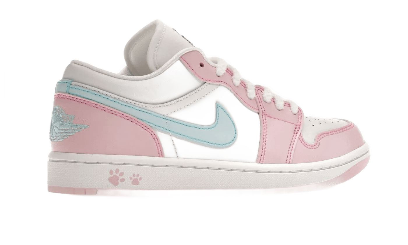 Air Jordan 1 Low SE Paw Print Pink Foam