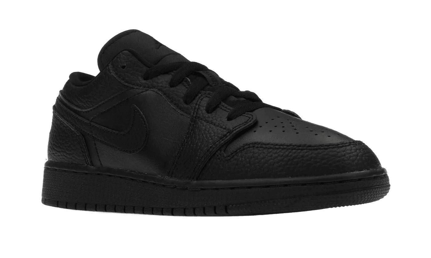 Air Jordan 1 Low Tumbled Leather Black