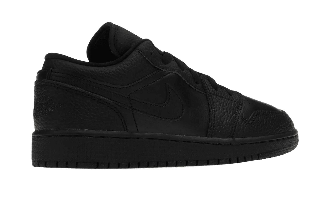 Air Jordan 1 Low Tumbled Leather Black