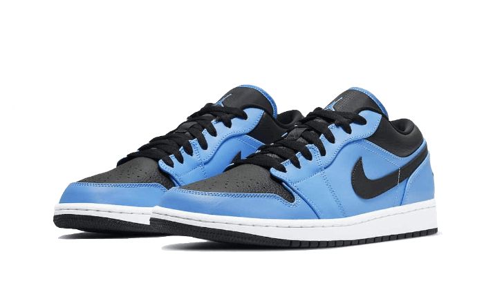 Air Jordan 1 Low University Blue Black – limitierter Sneaker bei Shade Studios