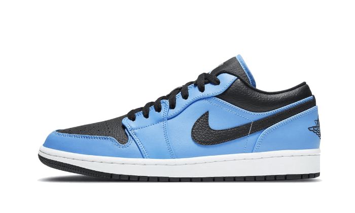 Air Jordan 1 Low University Blue Black – limitierter Sneaker bei Shade Studios