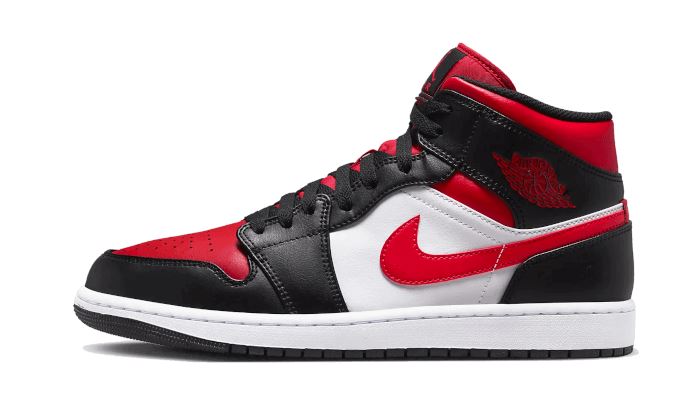Air Jordan 1 Mid Alternate Bred Toe – limitierter Sneaker bei Shade Studios