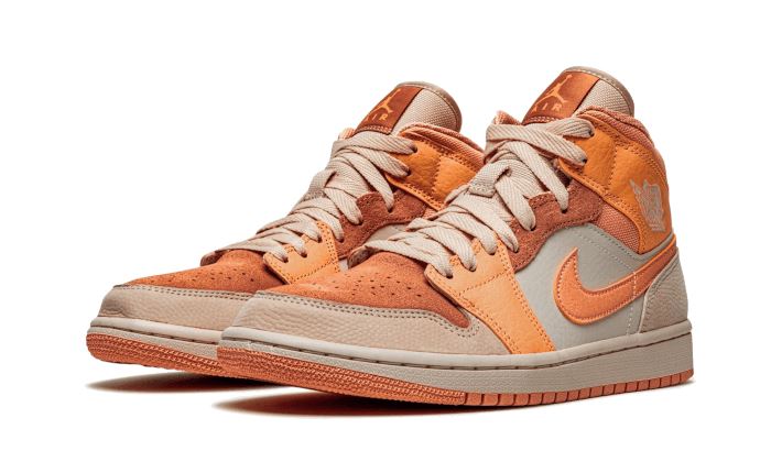 Air Jordan 1 Mid Apricot Orange – limitierter Sneaker bei Shade Studios