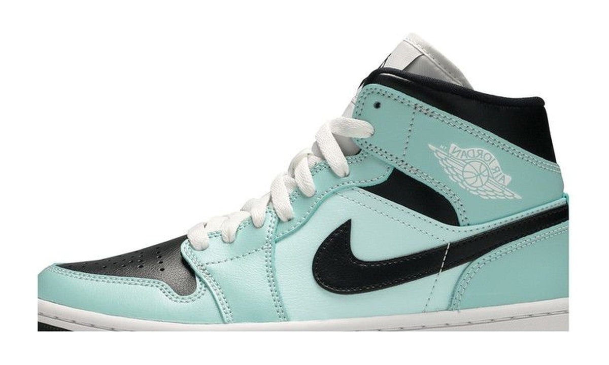 Wmns Air Jordan 1 Mid Aqua Black