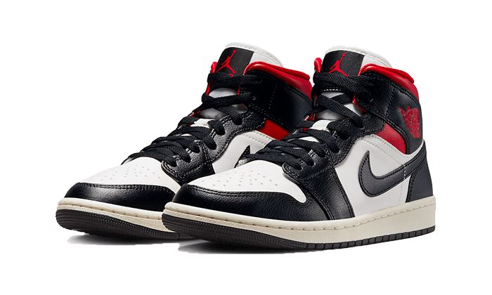Air Jordan 1 Mid Black Gym Red – limitierter Sneaker bei Shade Studios