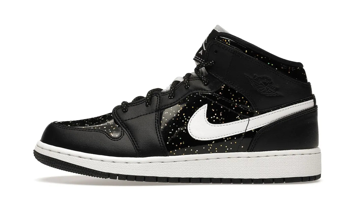 Air Jordan 1 Mid Black Speckle – limitierter Sneaker bei Shade Studios