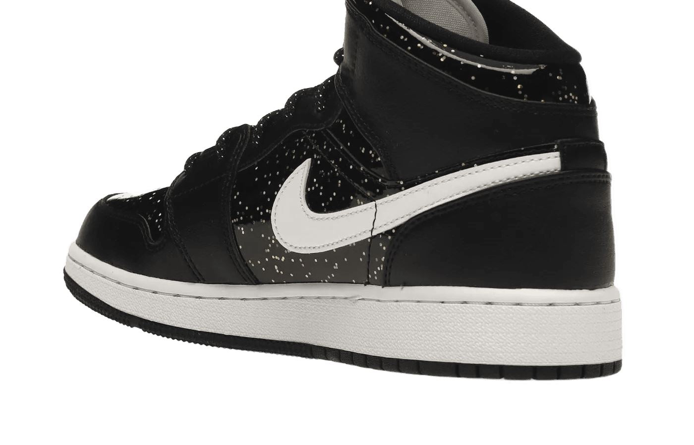 Air Jordan 1 Mid Black Speckle – limitierter Sneaker bei Shade Studios