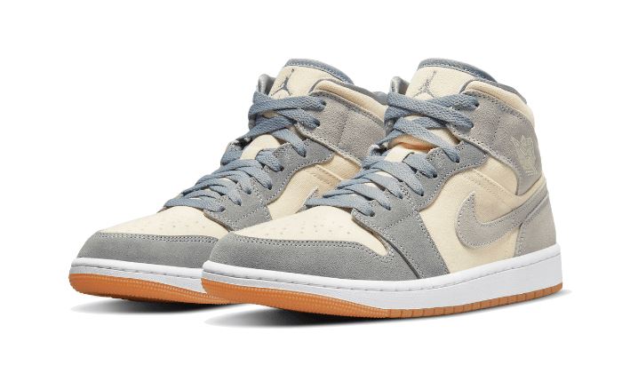 Air Jordan 1 Mid Coconut Milk Particle Grey – limitierter Sneaker bei Shade Studios