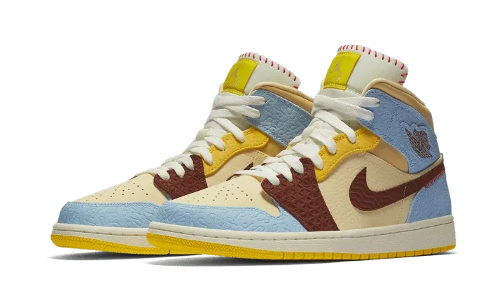 Air Jordan 1 Mid Fearless Maison Château Rouge – limitierter Sneaker bei Shade Studios