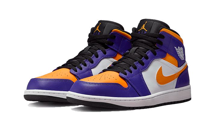 Air Jordan 1 Mid Lakers (2022) – limitierter Sneaker bei Shade Studios