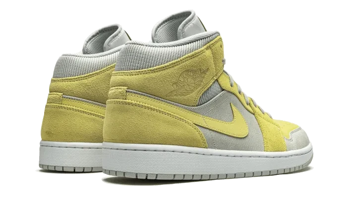 Air Jordan 1 Mid Mixed Textures Yellow – limitierter Sneaker bei Shade Studios