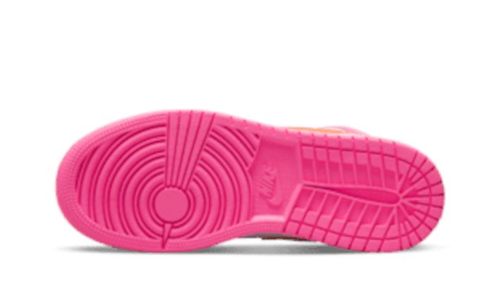 Air Jordan 1 Mid Pinksicle Safety Orange – limitierter Sneaker bei Shade Studios