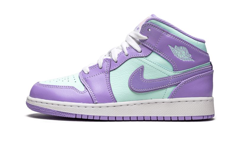 Air Jordan 1 Mid Purple Aqua – limitierter Sneaker bei Shade Studios