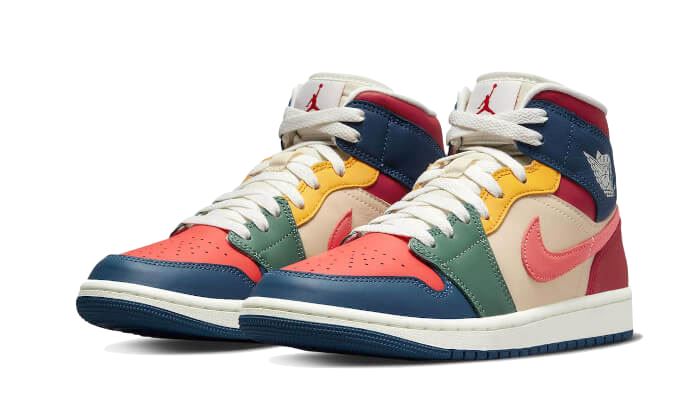 Air Jordan 1 Mid SE Multi-color – limitierter Sneaker bei Shade Studios