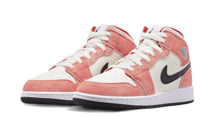 Air Jordan 1 Mid SE Orange Suede – limitierter Sneaker bei Shade Studios