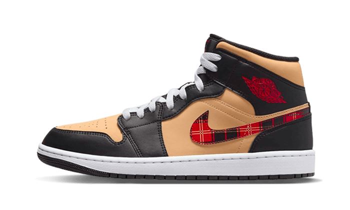 Air Jordan 1 Mid SE Tartan Swoosh – limitierter Sneaker bei Shade Studios