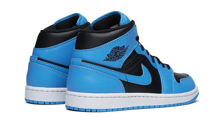 Air Jordan 1 Mid University Blue Black – limitierter Sneaker bei Shade Studios