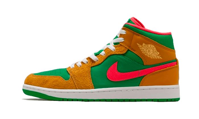 Air Jordan 1 Mid Wheat Watermelon – limitierter Sneaker bei Shade Studios