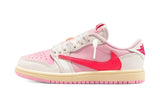Air Jordan 1 Retro Low OG SP Travis Scott Sail Tropical Pink (PS)