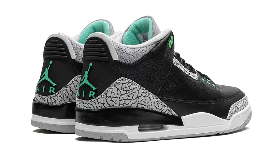 Air Jordan 3 Retro Green Glow – limitierter Sneaker bei Shade Studios