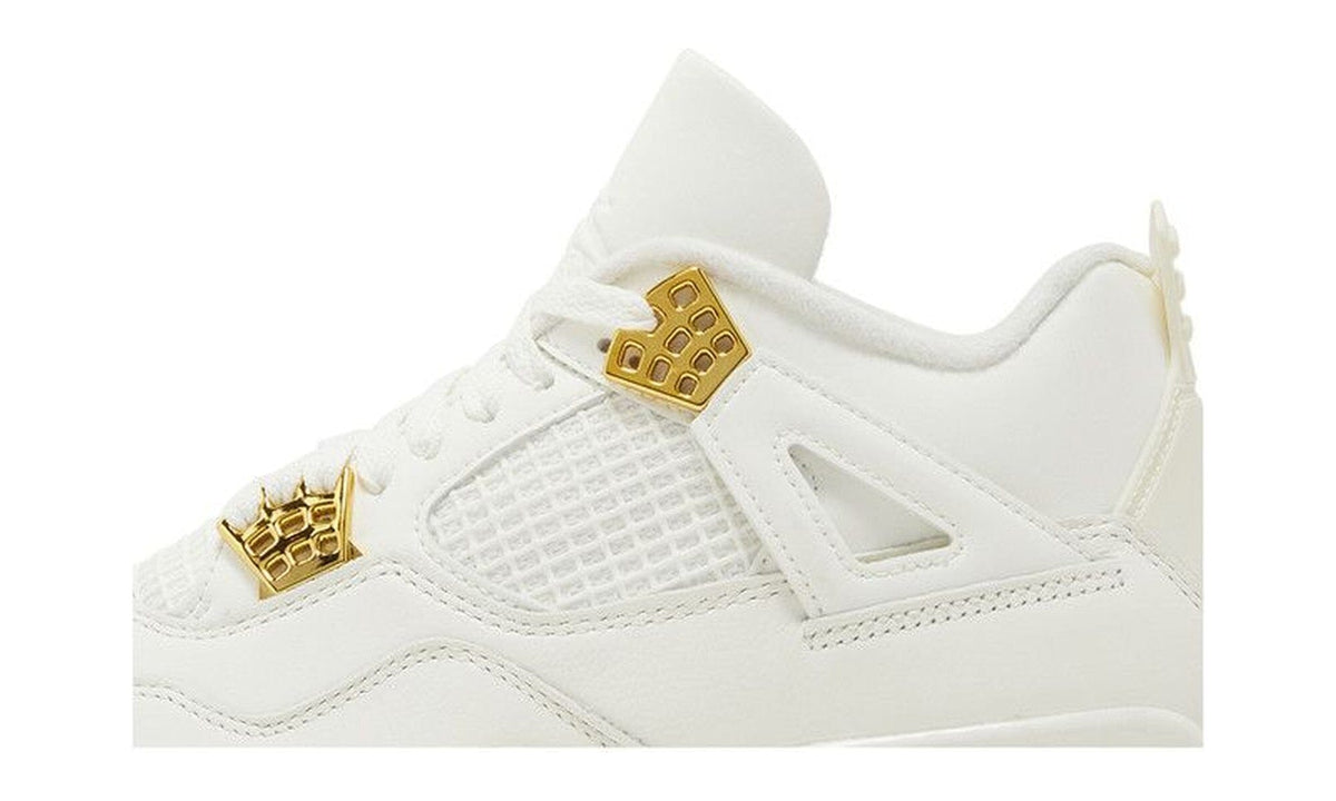 Wmns Air Jordan 4 Retro Metallic Gold