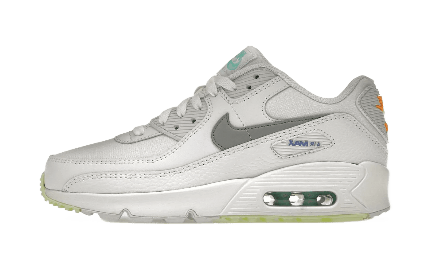 Nike Air Max 90 White Laser Orange Aurora CZ5868 100 Shade Studios