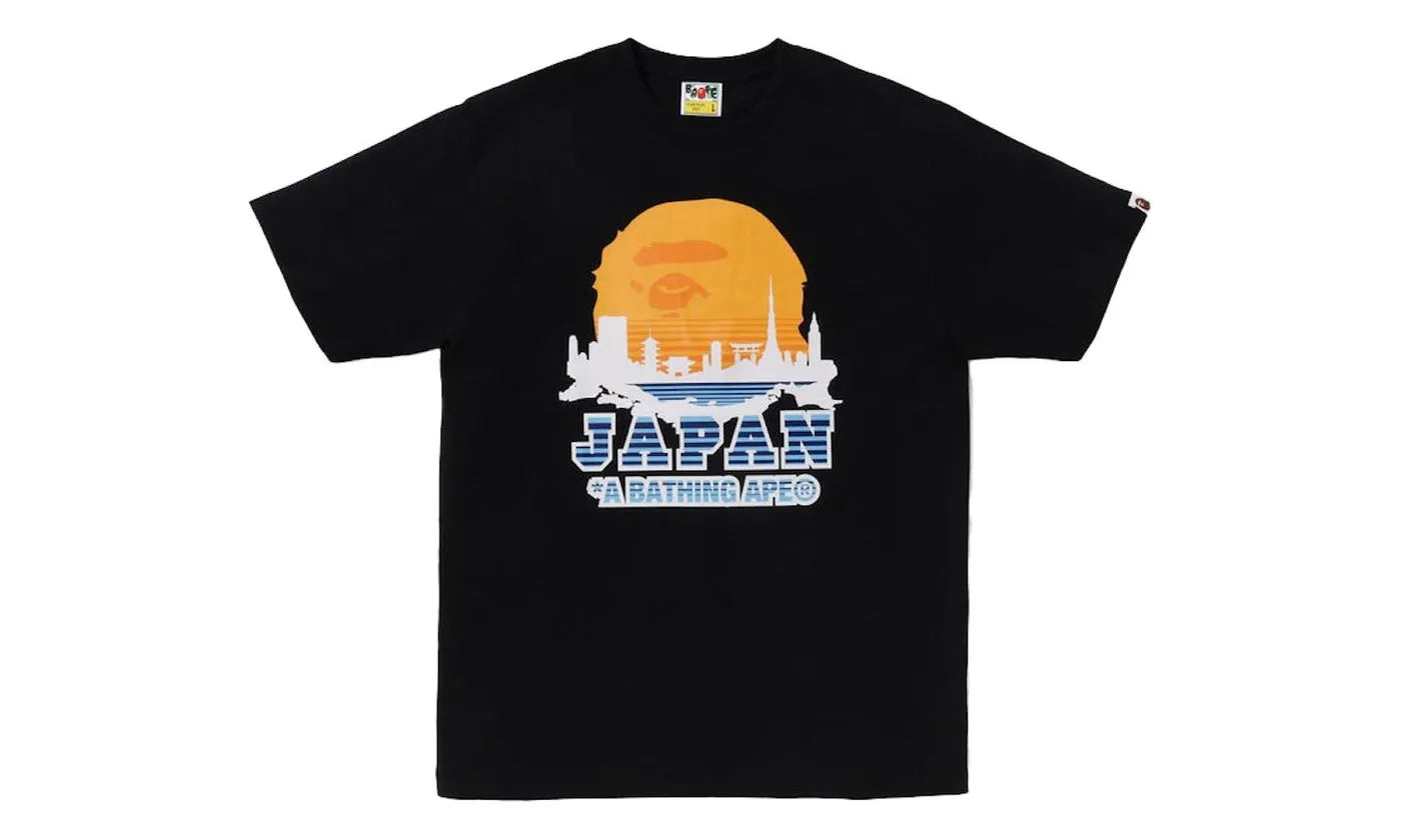 BAPE Japan Silhouette Tee Black - 1J22-110-077