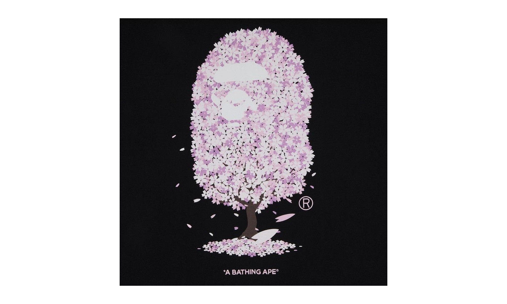 BAPE Sakura Tee Black