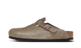 Birkenstock Boston Soft Footbed Suede Taupe