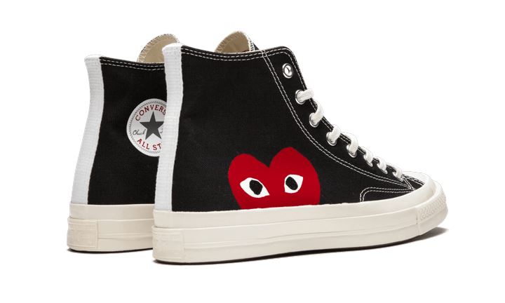 Converse Chuck Taylor All-Star 70s Hi Comme des Garçons PLAY Black – limitierter Sneaker bei Shade Studios