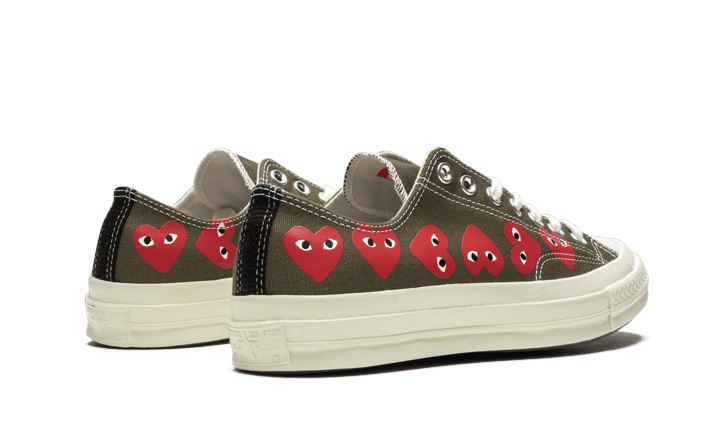 Converse Chuck Taylor All-Star 70s Ox Comme des Garçons PLAY Multi Heart Green – limitierter Sneaker bei Shade Studios