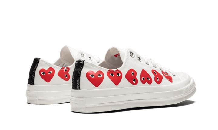 Converse Chuck Taylor All-Star 70s Ox Comme des Garçons PLAY Multi-Heart White – limitierter Sneaker bei Shade Studios
