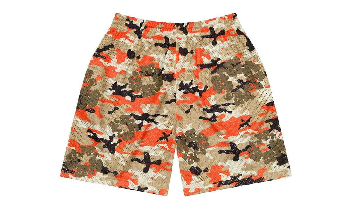 Denim Tears Camo Cotton Wreath Mesh Shorts Brown