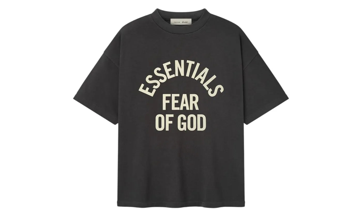 Fear of God Essentials Campus 90's Short Sleeve Tee Faded Black - FOG-FOGEC9SS-MULTI