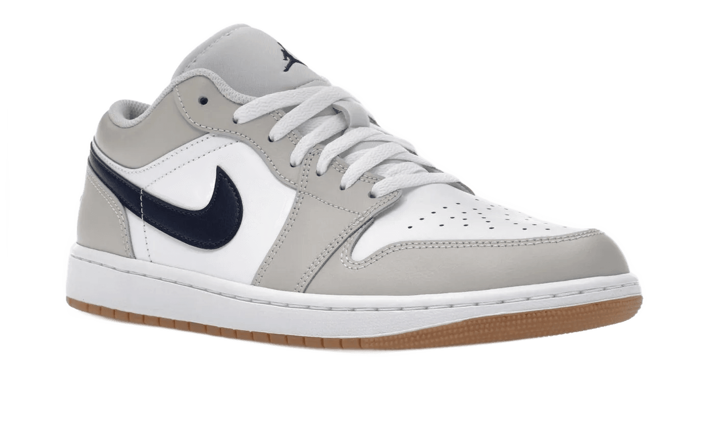 Air Jordan 1 Low Midnight Navy Neutral Grey - 553558-146