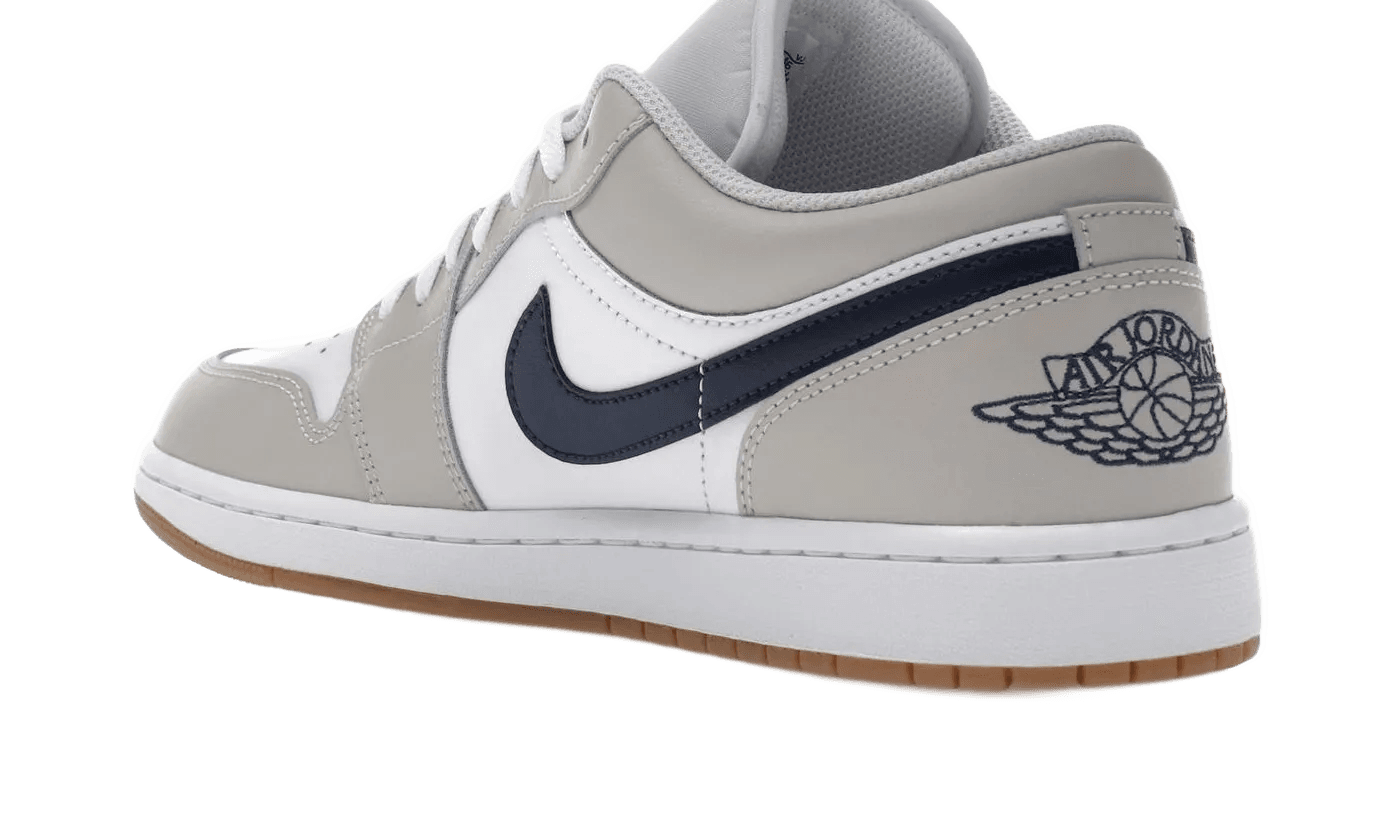 Air Jordan 1 Low Midnight Navy Neutral Grey - 553558-146