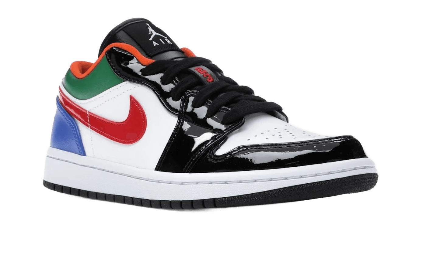 Air Jordan 1 Low Multi-Color Black Toe - CZ4776-101