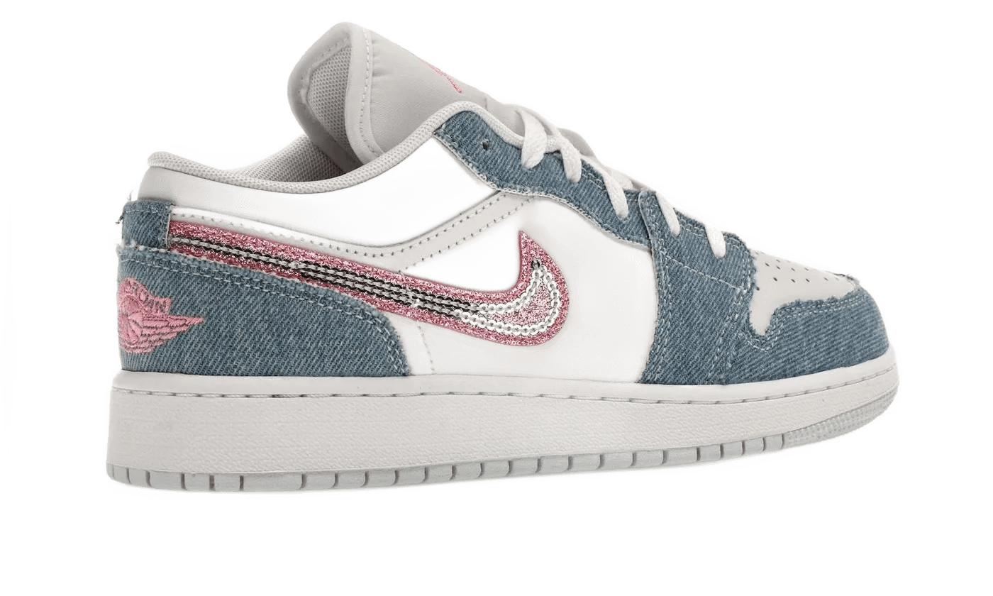 Air Jordan 1 Low SE Denim Sequin - HQ2001-400