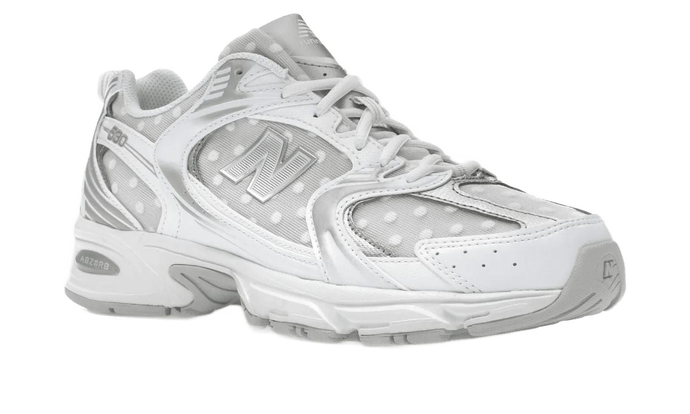New Balance 530 Silver Metallic Polka Dots